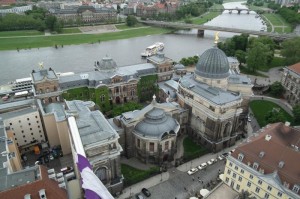 Blick von Frauenkirche Dresden