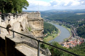 Blick von Festung Königstein